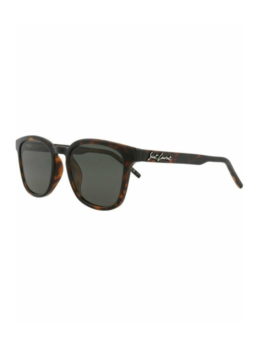 New Saint Laurent Unisex Square/Rectangle Havana Havana Grey Fashion Designer Ey